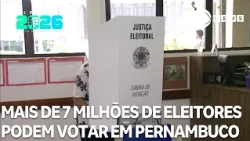 More than seven million voters are eligible to vote in Pernambuco