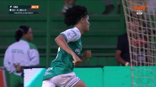 Nicolás Benedetti provided the assist and Eduard Bello finished to give Cali a 1-0 lead over Cúcu...
