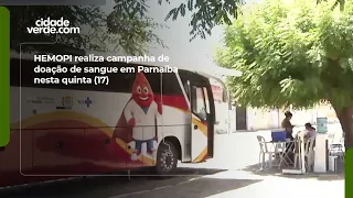 HEMOPI realiza campanha de doação de sangue em Parnaíba nesta quinta (17)