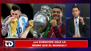 Is Cristiano Ronaldo right to say that the Euros are worth as much as the World Cup?