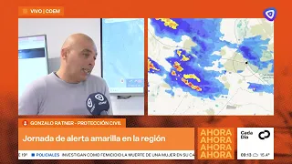 Yellow alert for strong storms and persistent rain
