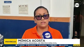 Sinaproc rescues six people stranded by a creek flooding in Chiriquí
