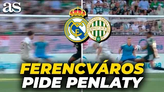 The CLEAR HANDBALL by DUMFRIES that was NOT a penalty for REAL MADRID | FERENCVAROS - REAL MADRID