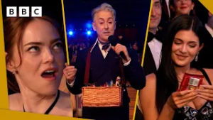 Hollywood stars try British snacks at the BAFTAs ?? | BAFTA Film Awards 2026  - BBC