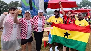 Croatia & Ghana fans flock to FIFA Fan Festival