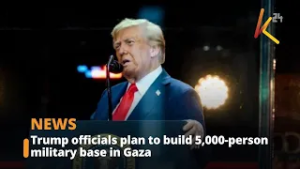 Trump officials plan to build 5,000-person military base in Gaza