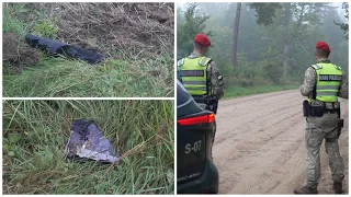 Parodė vietą, kur nukrito numuštas dronas