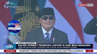 Momen Hangat Presiden Prabowo dan Jokowi Saling Hormat di HUT ke-80 Bhayangkara #Beritasatu