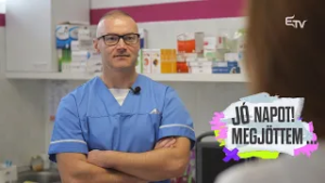 Jó napot! Megjöttem... dr. Kiss Károly állatorvos látta Badics Petrát vendégül