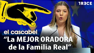 Infanta Sofía makes her debut with her first speech: “She has limited expressiveness” | El Cascabel