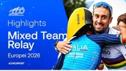 ITALY takes silver in the mixed relay, even without GANNA | HIGHLIGHTS | European Cycling Champio...