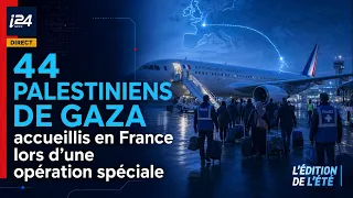 44 Palestinians from Gaza welcomed in France during a special operation