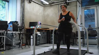 Powered exoskeleton helps Utah woman walk again after experiencing stroke