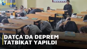 DEPREM HAFTASI KAPSAMINDA TATBİKAT YAPILDI