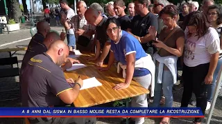 8 YEARS AFTER THE EARTHQUAKE IN LOWER MOLISE, RECONSTRUCTION REMAINS UNFINISHED