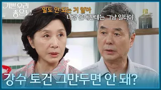 ＂강수 토건 그만두면 안 돼?＂ 선우재덕에게 회사를 그만두면 좋겠다고 하는 김혜옥 [기쁜 우리 좋은 날] | KBS 260701 방송