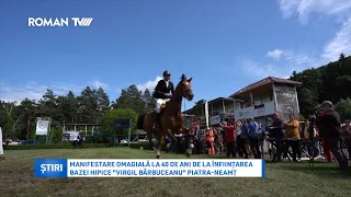 Manifestare omagială la 40 de ani de la înființarea Bazei Hipice "Virgil Bărbuceanu" Piatra-Neamț