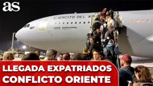 ASÍ LLEGARON los 171 EXPATRIADOS a ESPAÑA tras el CONFLICTO en ORIENTE
