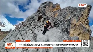 Áncash: Rescuers continue search for missing Australian in the mountains