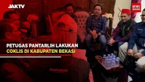 PETUGAS PANTARLIH LAKUKAN COKLIS DI KABUPATEN BEKASI