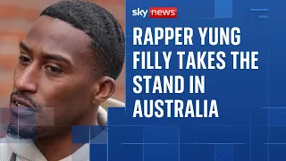 Influencer and rapper Yung Filly takes the stand in sexual assault trial