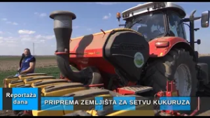 Reportaža dana "Priprema zemljišta za setvu kukuruza" atar sela Laćarak, 25.02.2026