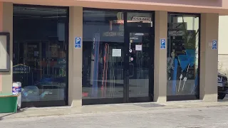 Tentato furto al caccia e pesca, indagini in corso