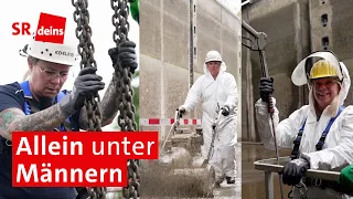 Saarlands einzige Wasserbauerin: Schuften im Schlamm bei der Wartung der Lisdorfer Schleuse