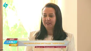 "Xalq memarlığının Şəki üslubu" təqdim edildi | Canlı Yayım