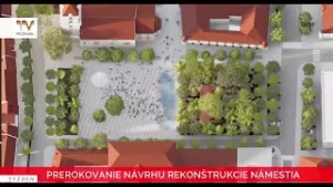 Prerokovanie návrhu rekonštrukcie Radničného námestia