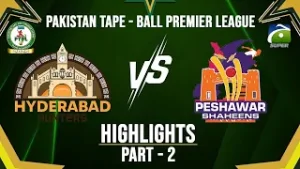 Highlights - M16 - P2 | Hyderabad Hunters vs Peshawar Shaheens | PTPL | Geo Super