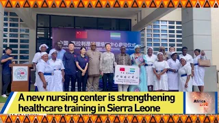 A new nursing center is strengthening healthcare training in Sierra Leone