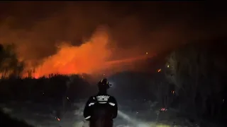 Više od 100 vatrogasaca gasilo požar na Škrljevu