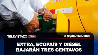 Televistazo 7PM🔴 Extra, Ecopaís, and diesel fuel prices to drop three cents in Ecuador | Sept. 8,...