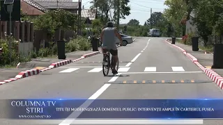 TITU MODERNIZES ITS PUBLIC SPACES, EXTENSIVE WORKS IN THE FUSEA NEIGHBORHOOD