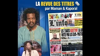CHOC POLITIQUE AU SÉNÉGAL : LA REVUE DES TITRES🗞️