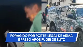 Man arrested for illegal possession of a firearm after fleeing police checkpoint in Teresina | Me...