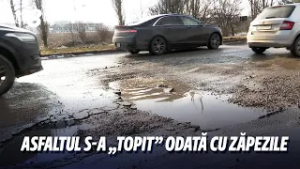 Drumuri pline de gropi în Moldova: Haos, mașini avariate, scuze oficiale și explicații târzii