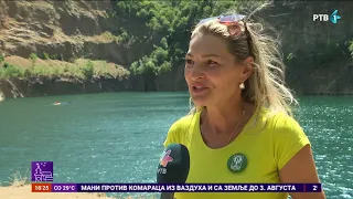 Spas od vrućine mnogi traže pored ledničkog jezera