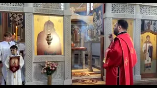 СВЕТА АРХИЈЕРЕЈСКА ЛИТУРГИЈА У САБОРНОМ ХРАМУ СВЕТОГ ЂОРЂА У КРУШЕВЦУ У ЧАСТ КРСТОВДАНА