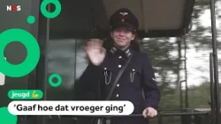 Kimberly van 11 is hulp-conducteur in historische trein