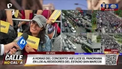 Caos y descontrol en los exteriores de San Marcos previo al primer concierto de BTS