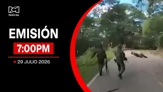 Noticias RCN Broadcast 7:00 p.m. / Wednesday, July 29, 2026