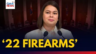 Sara Duterte impeachment trial - VP has 22 firearms, says witness | GMA News