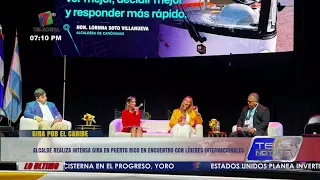 Mayor of Olanchito conducts an intense tour in Puerto Rico at a meeting with international leaders