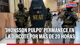 🔴🔵 Jhonsson Cruz Torres remains at DIRCOTE headquarters for a second day