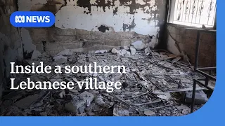 Inside a southern Lebanese village as Israeli forces withdraw | ABC NEWS