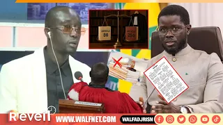 Asset Declaration: Mr. Niang calls on the Head of State & demands more transparency