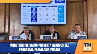 Ministry of Health presents progress of the Farmacias Proam program