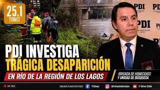 PDI Osorno addresses case of man missing for over a month in the Rahue River